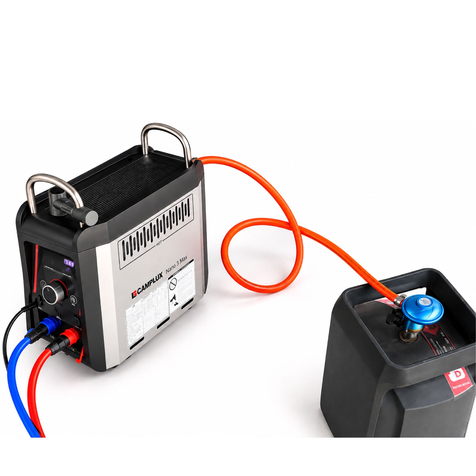 Tuyau de gaz 150 cm avec détendeur 37 mbar Camplux
