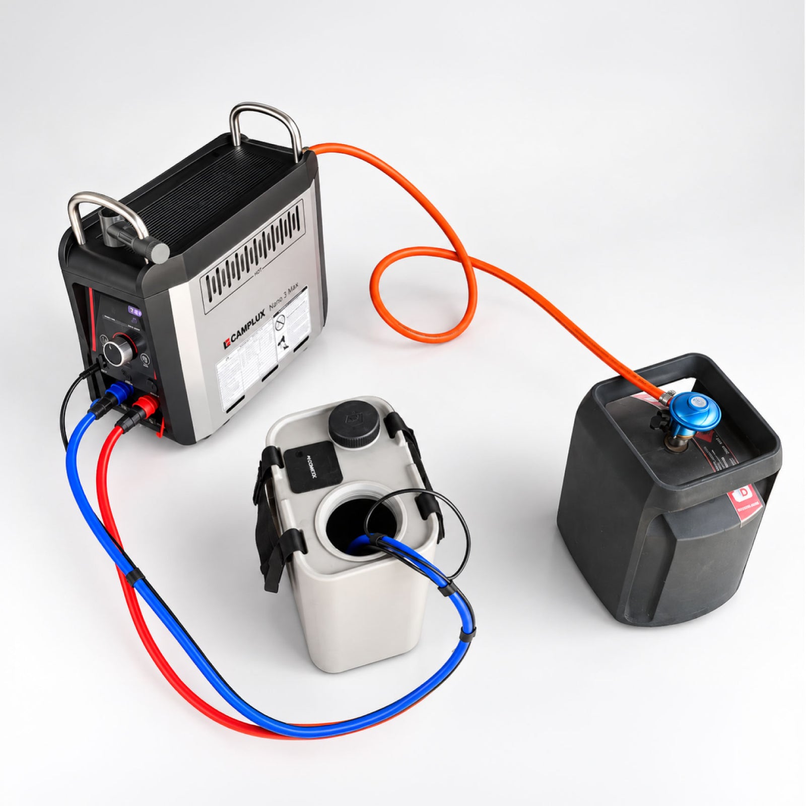 Tuyau de gaz 150 cm avec détendeur 37 mbar Camplux