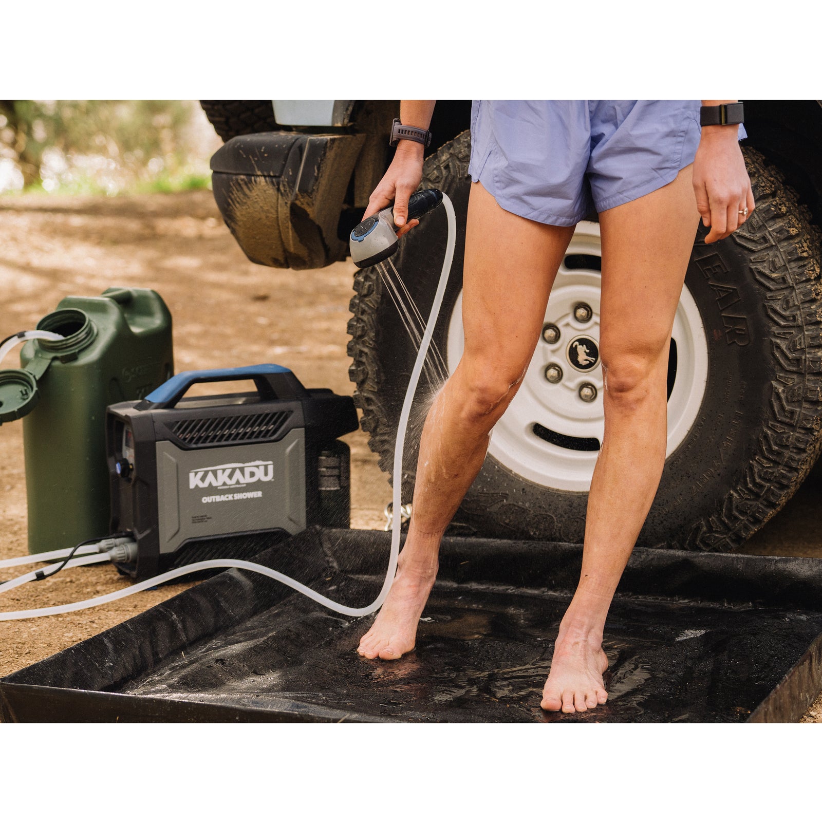 Douche portable chauffante Kakadu Outback Shower