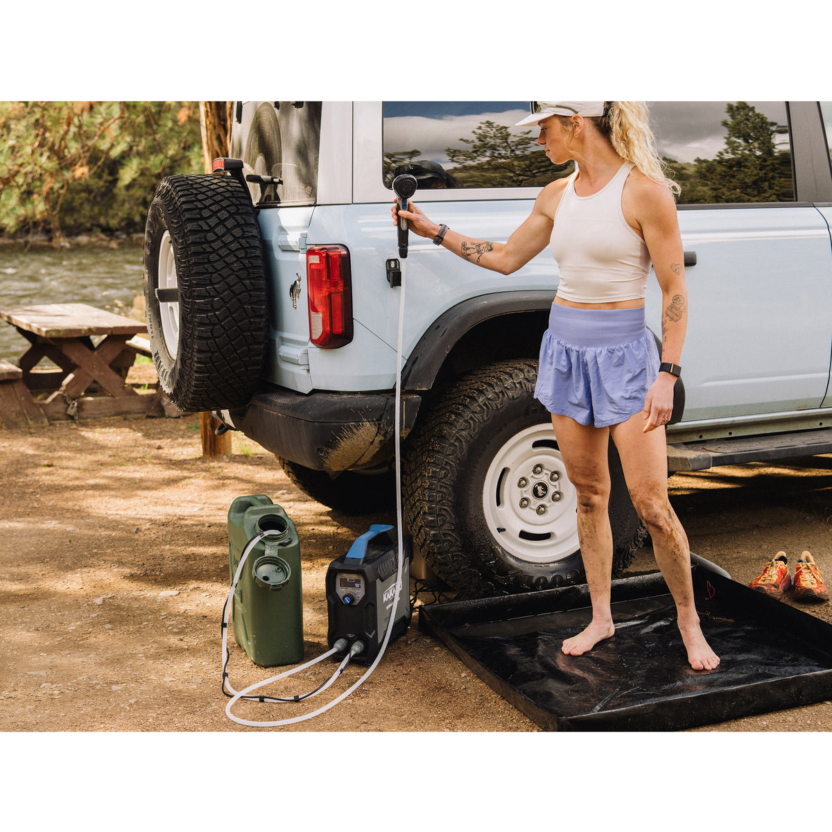 Douche portable chauffante Kakadu Outback Shower
