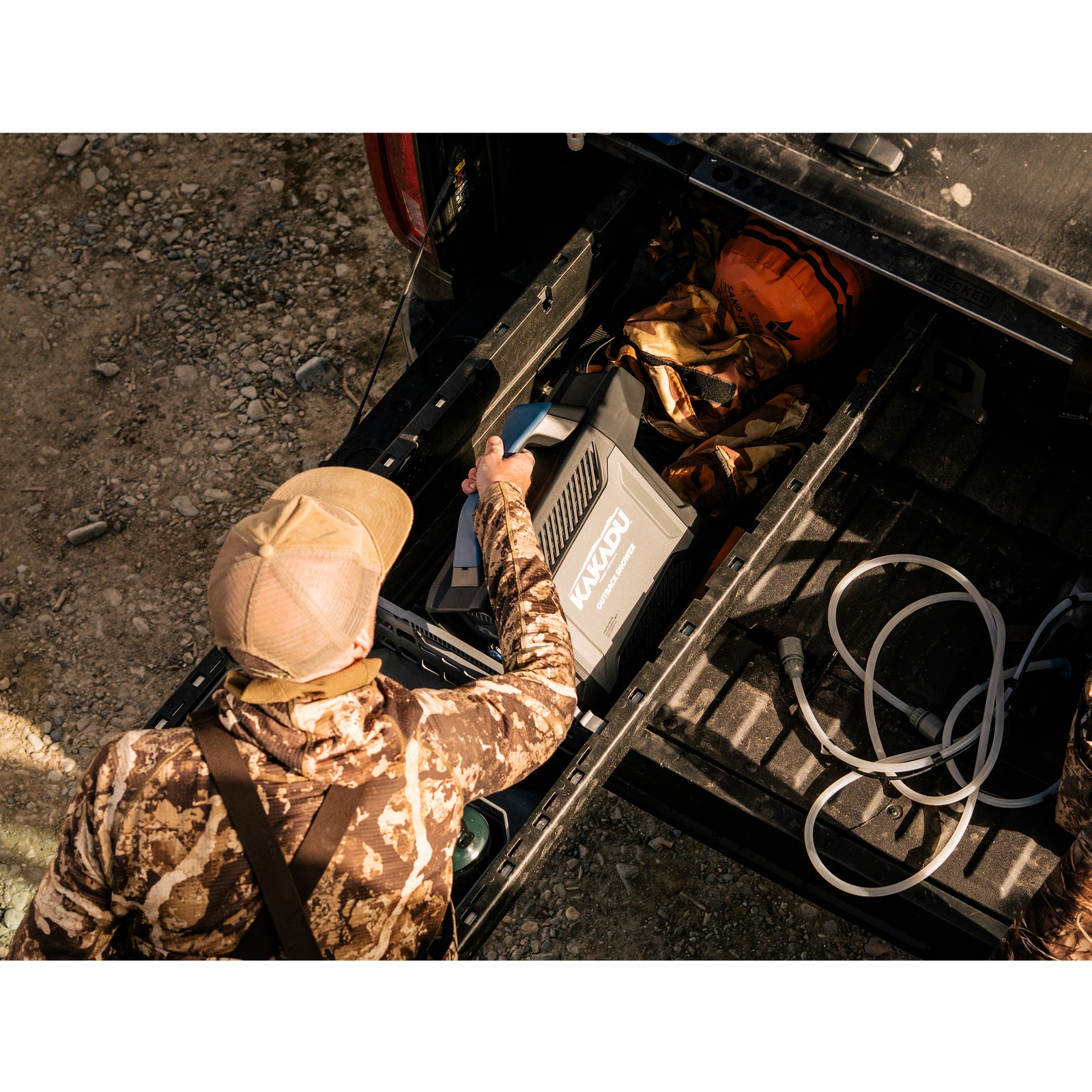 Douche portable chauffante Kakadu Outback Shower
