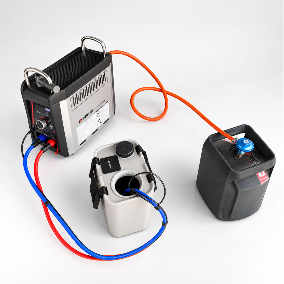 Tuyau de gaz 150 cm avec détendeur 37 mbar Camplux
