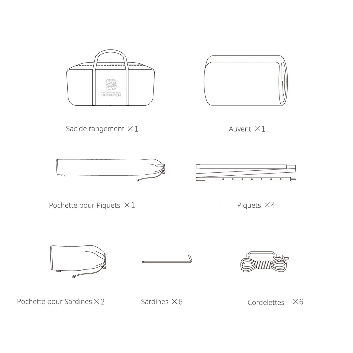 Auvent - Auvent voiture camping iKamper