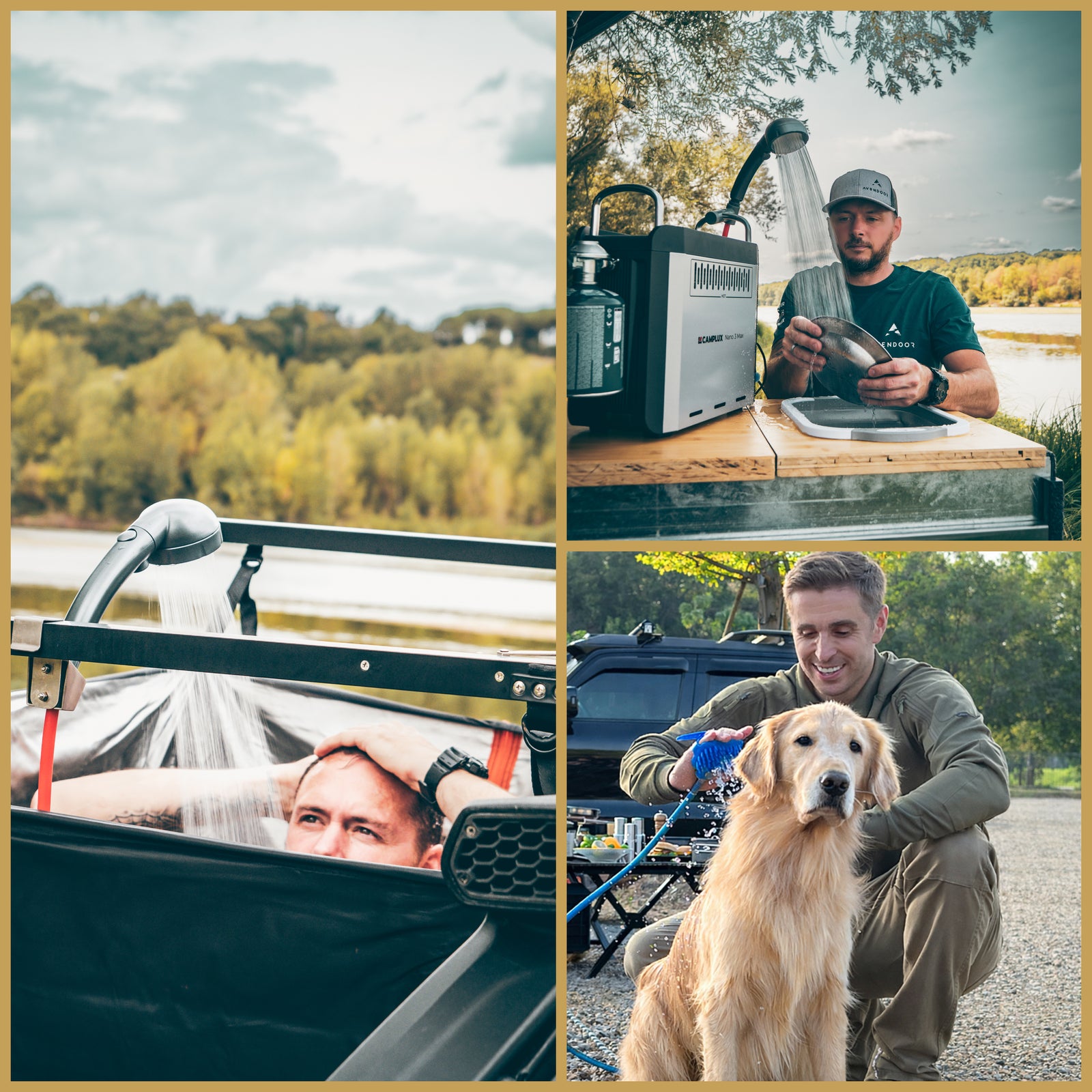 Douche Portable Chauffante Camplux Nano 3