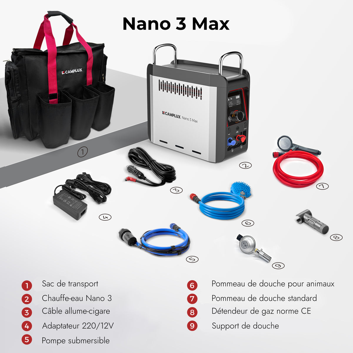 Camplux Nano 3 Instantaneous Water Heater