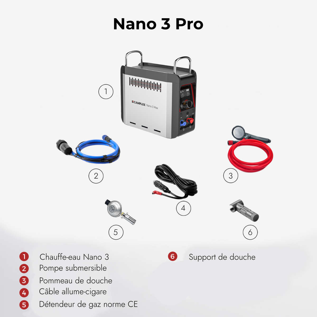 Camplux Nano 3 Instantaneous Water Heater