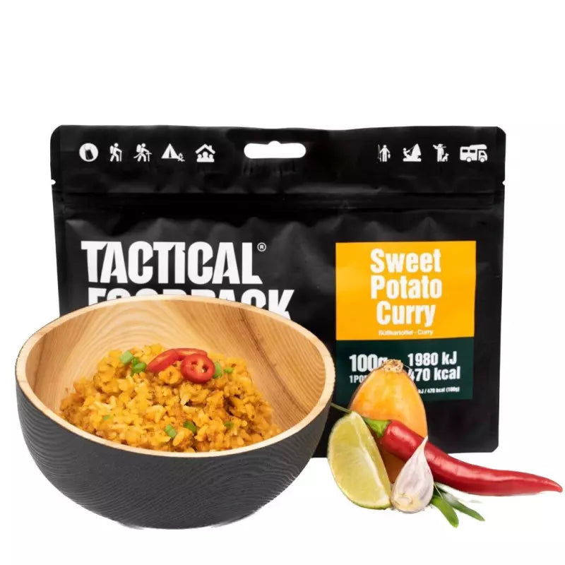 Tactical Foodpack Pomme de Terre Douce au Curry