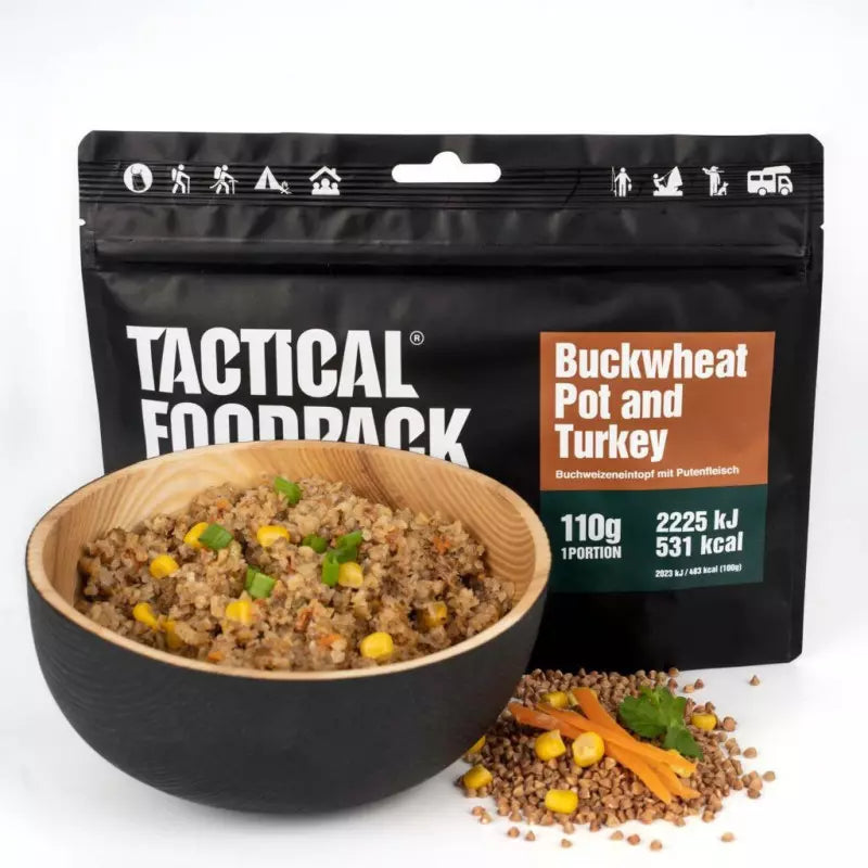 Tactical Foodpack Ragoût de Dinde au Sarrasin