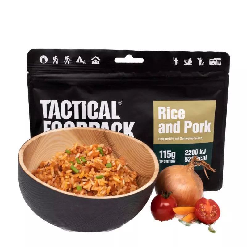 Tactical Foodpack Riz et Porc