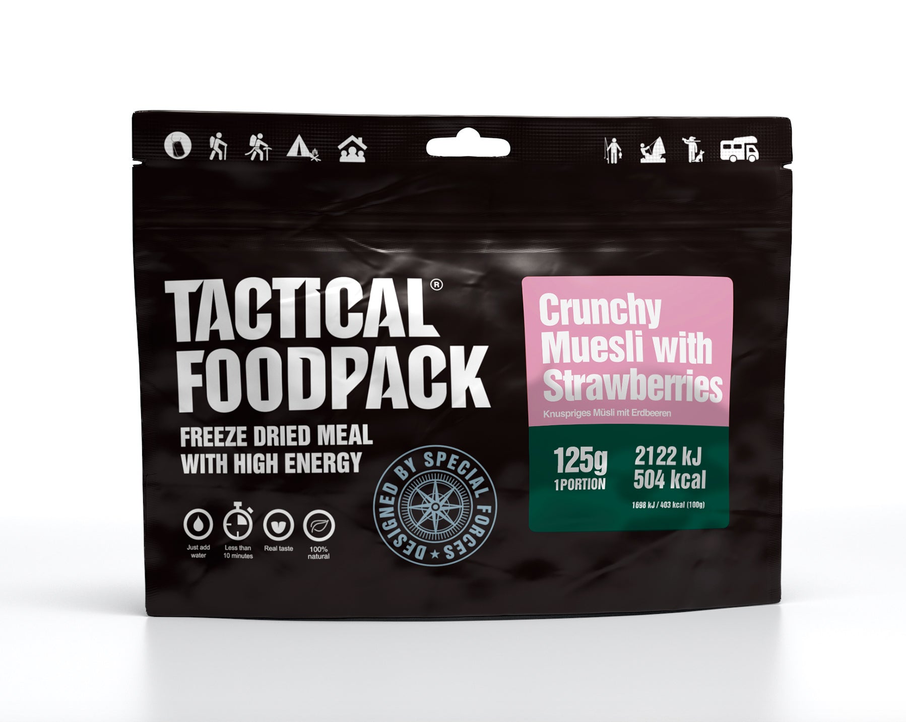 Tactical Foodpack Muelsy Crunchy  Fraises